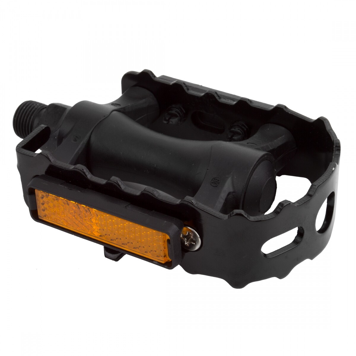Sunlite Sport Light Pedals 9/16″ Boron Axle Nylon Body Quick Flip Alloy Cage Blk