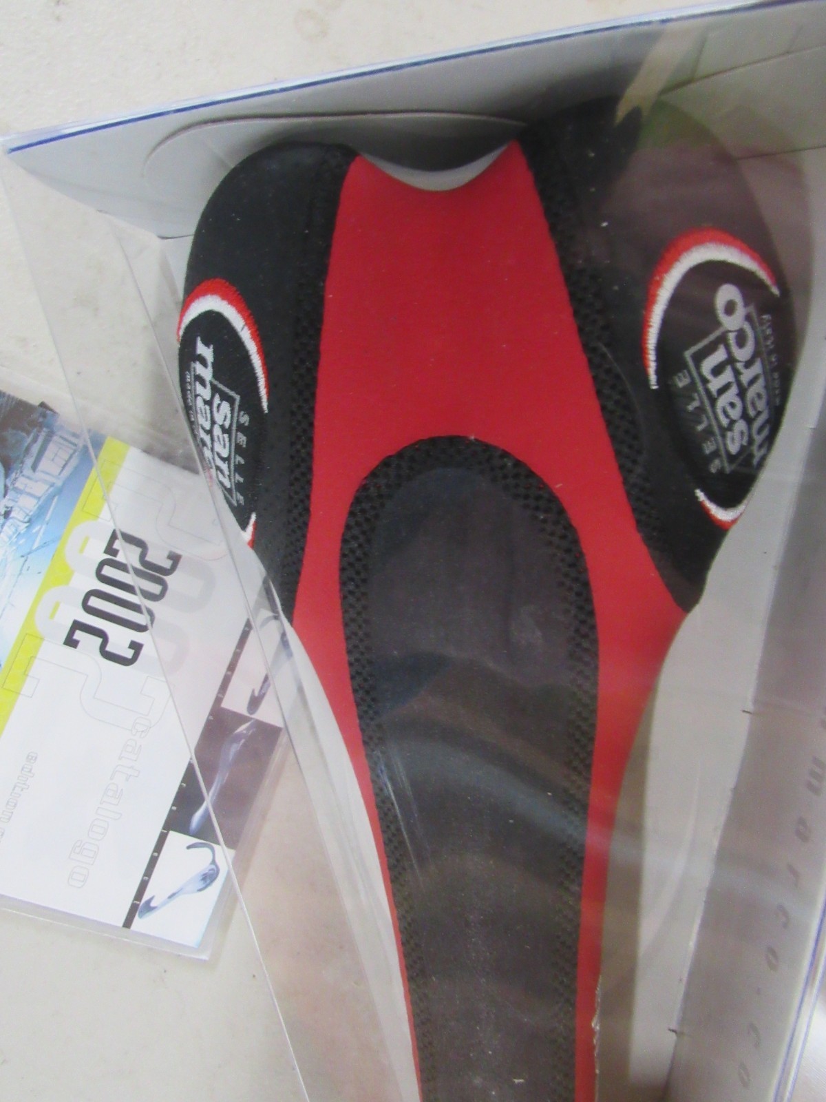 Vintage 2002 Selle San Marco Barracuda Saddle Titanio Red