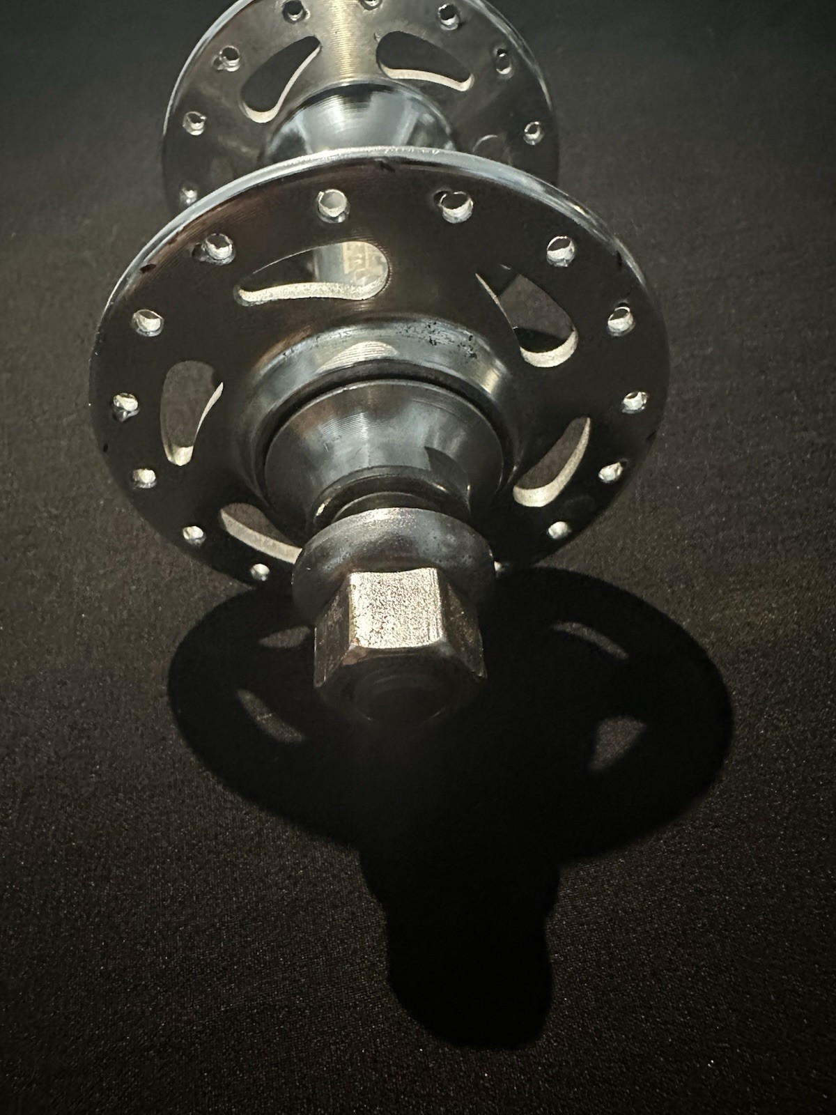 State Steel 36 Hole Silver Front Hub Bicycle Single Hub