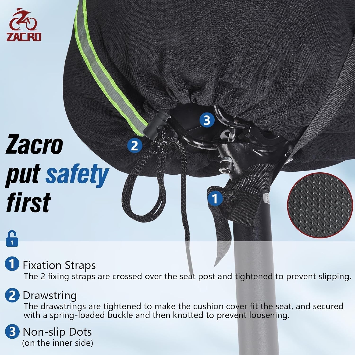 Gel Padded Bike Seat Cover – Extra Soft & Comfortable
