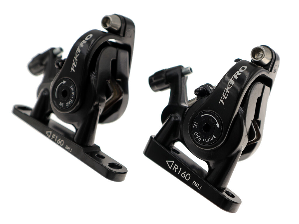 Tektro MD-C550 Dual-Piston Road Flat Mount Disc Brake Set F&R w/ 160mm Rotor