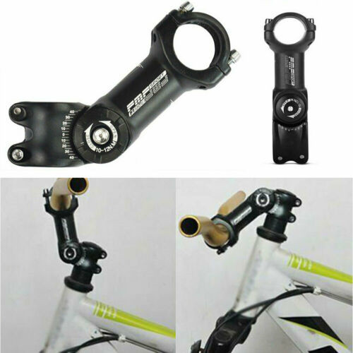 US 25.4/31.8mm MTB Bicycle Handlebar Mountain Road Bike Adjustable Stem Riser