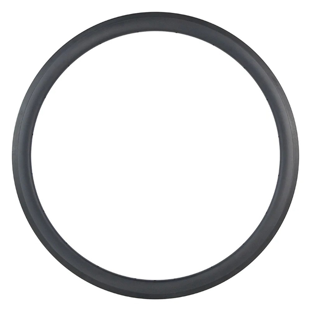 700C Road Bike Carbon Rim 25mm Wide Clincher Tubeless UD 3K 12K Matte Glossy