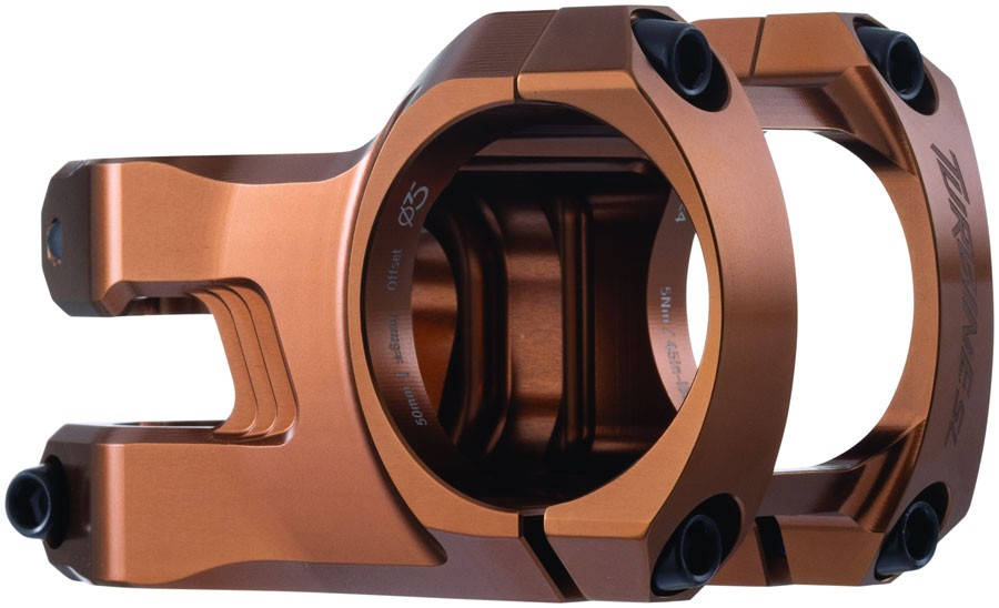 RaceFace Turbine SL Stem – 50mm, 35mm Clamp, +/-6, 1 1/8″, Kashmoney Gold