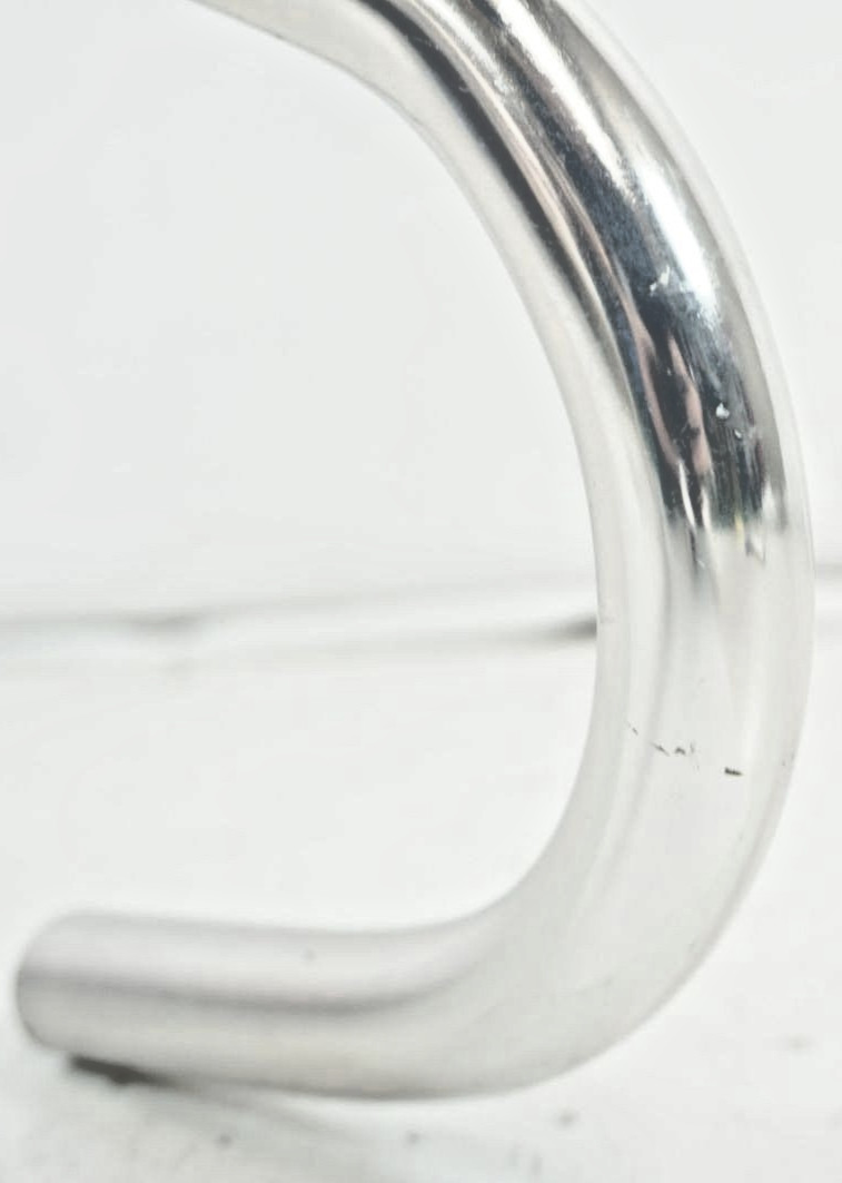 NITTO B123AA Track Drop Handlebar 370mm 25.4mm Silver Alloy NJS Japan Fixed Gear