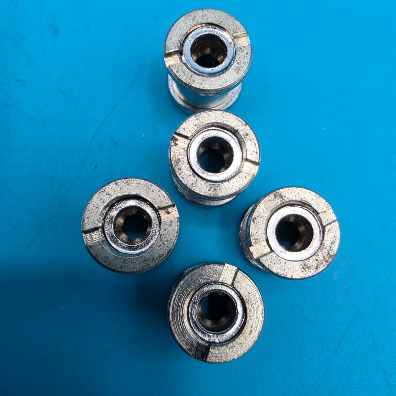 Vintage Sakae SR Double Crankset Chainring Bolts 5 pc g20