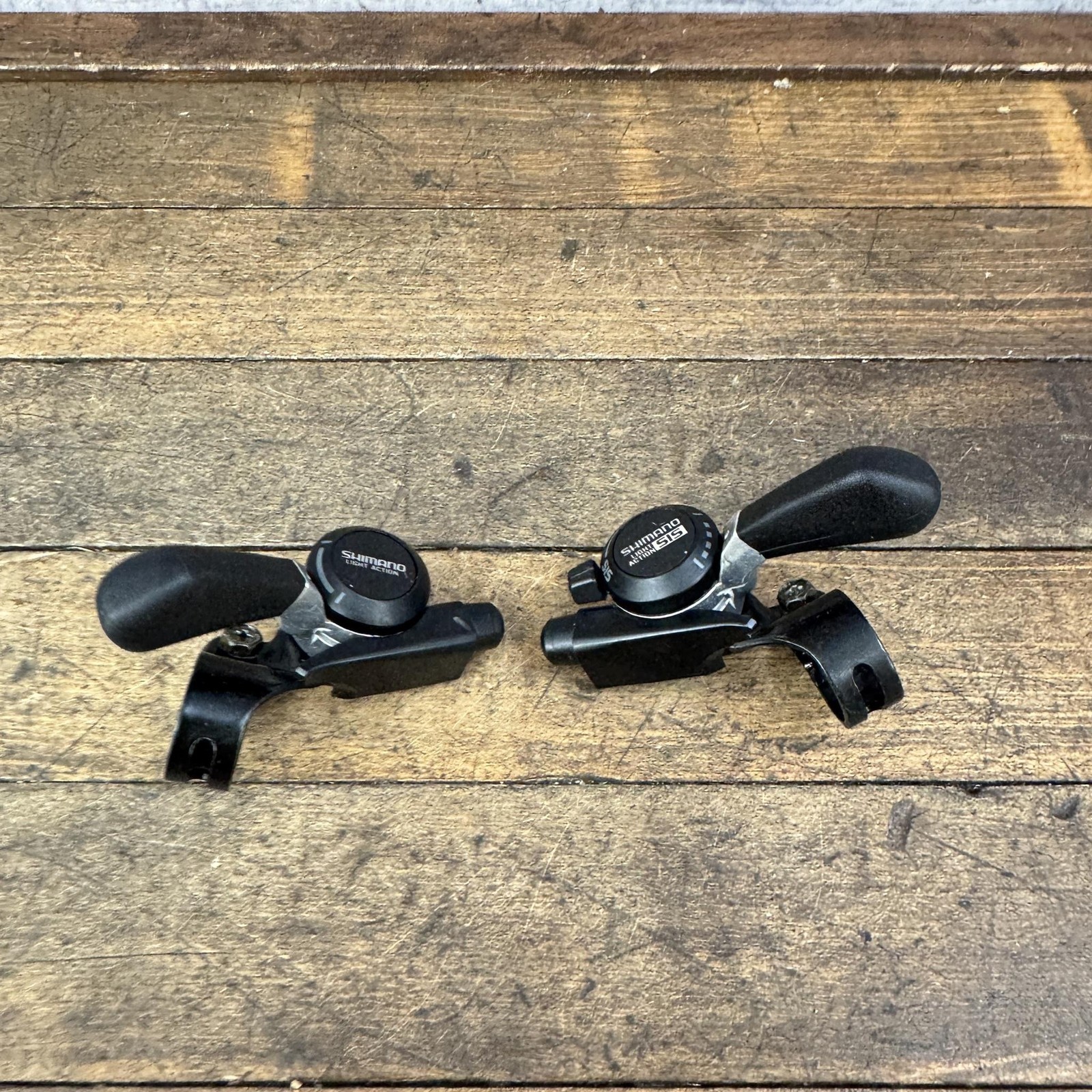 Vintage Shimano SL-MS55 Thumb Shifter Set 6 Speed Light Action SIS MTB Japan