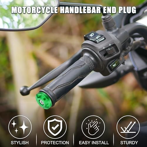 Motorcycle Handlebar End Plug Aluminum Alloy 18mm-20mm 0.71″-0.79″ 32mm OD
