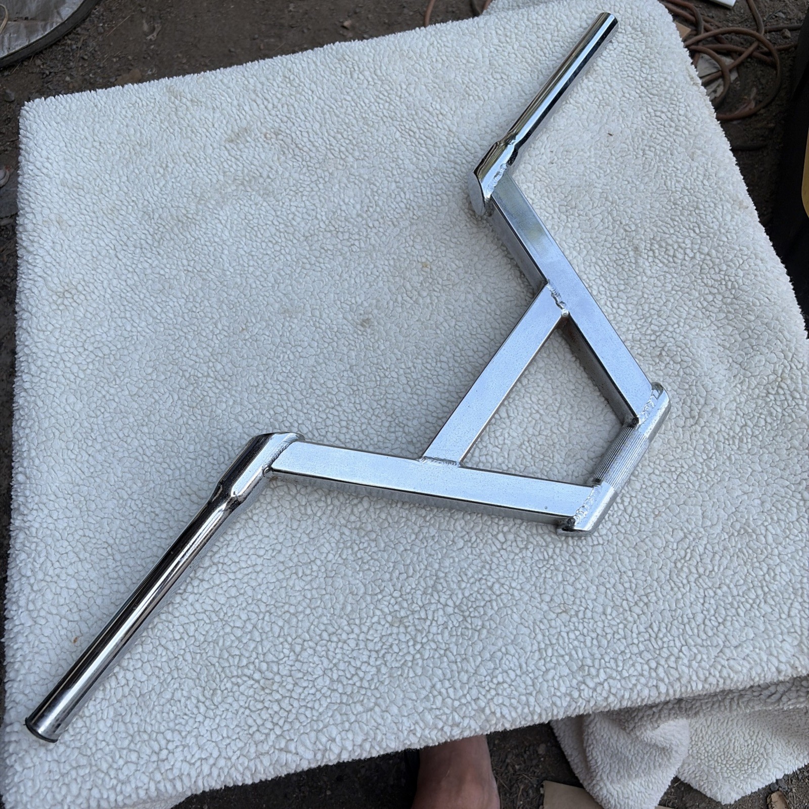 Mid School Bmx Handlebars Hawk Style Square Tube