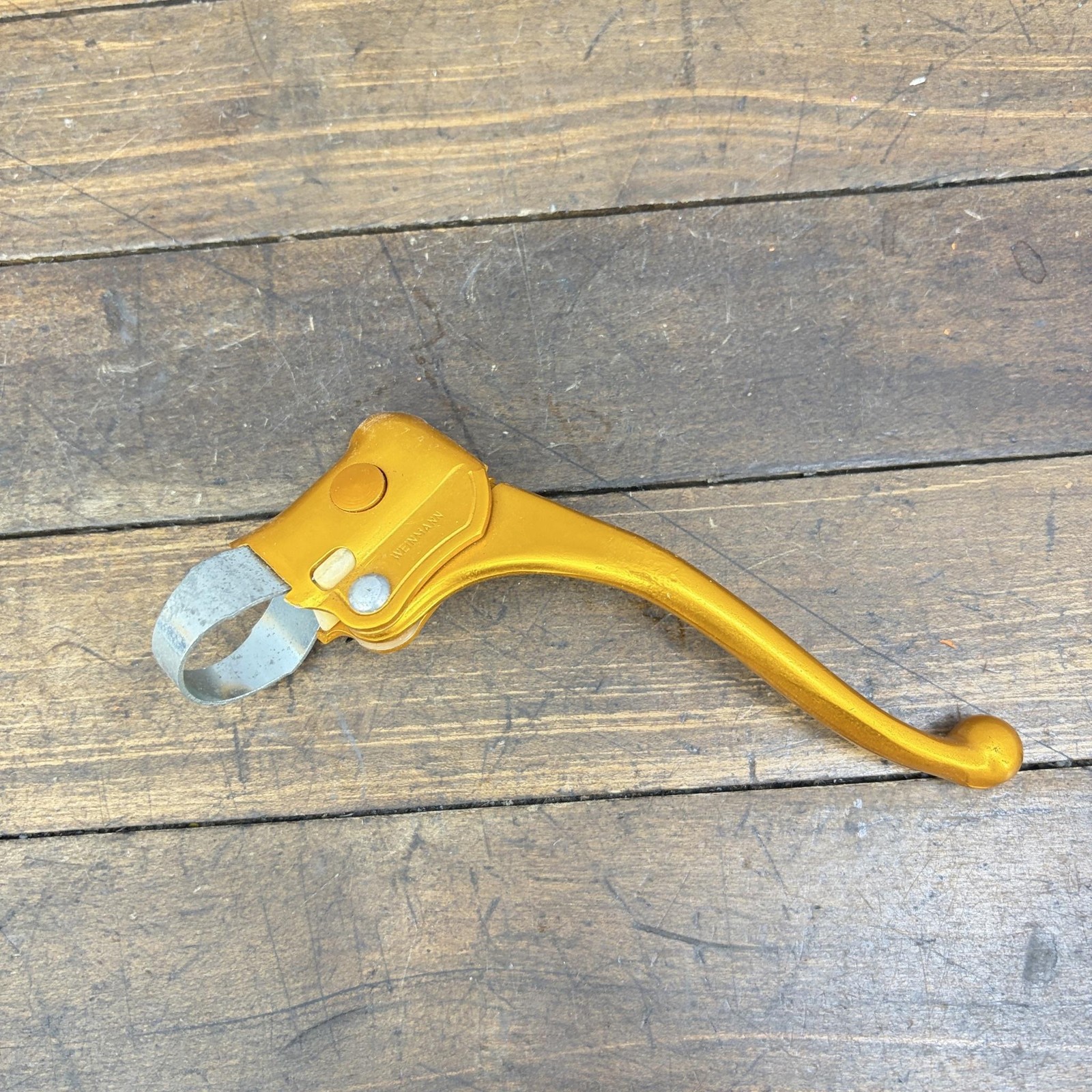 Vintage Weinmann BMX Brake Lever Gold Right NOS BMX Old School Prebent 22.2mm