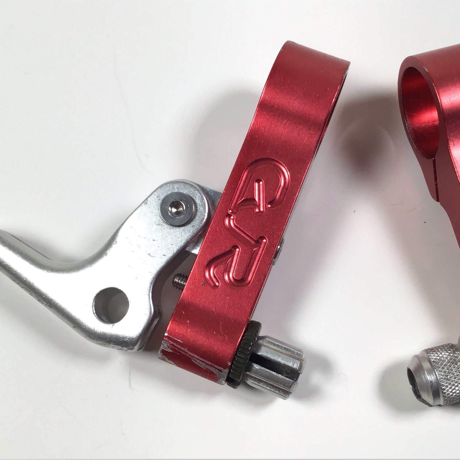 Gravity Research Power Plant Brake Lever Set Cantilever Red Vintage MTB Grafton