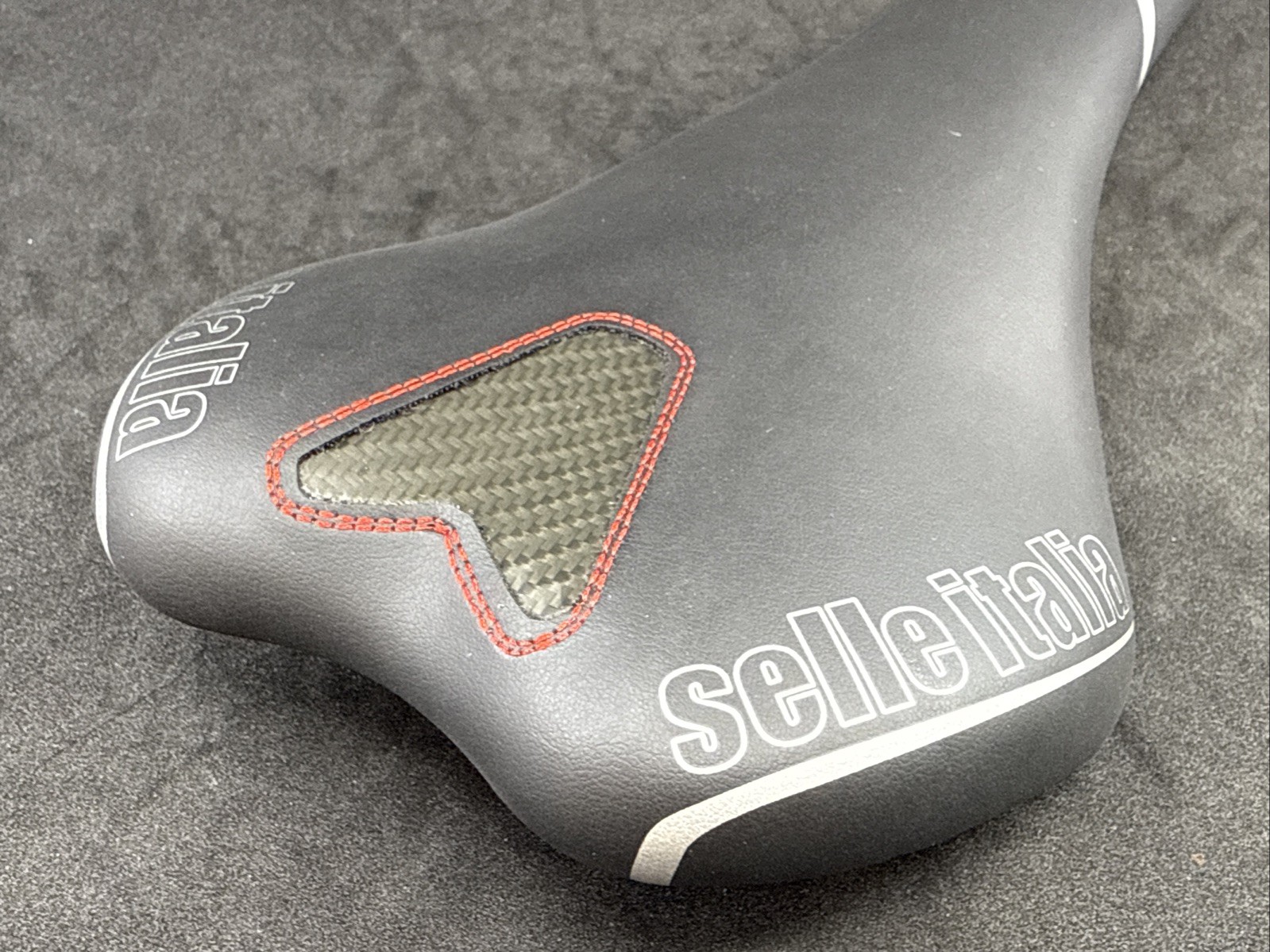 Selle Italia SLR Ti316 Rail Black Red Silver Saddle 275mm x 135mm MSRP $175!