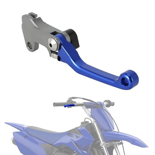 Dirt Bike Brake Lever Foldable CNC for TTR 110 TTR110 2015-2025 Blue