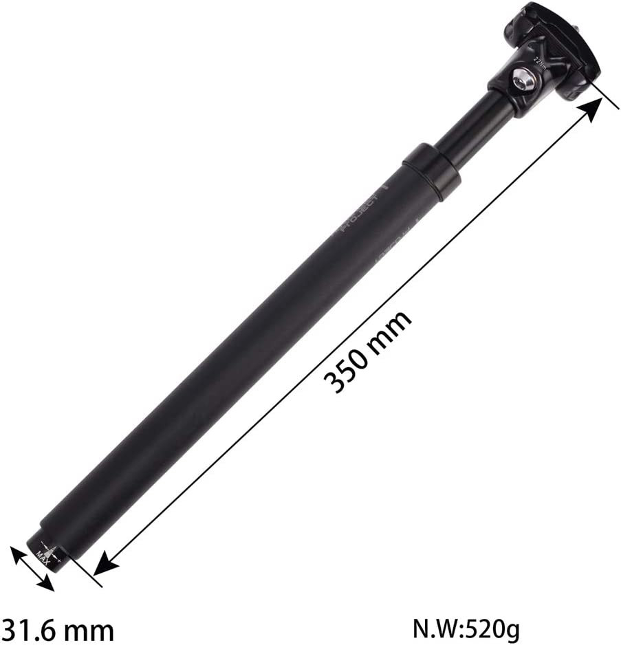 Bike Suspension Seatpost 27.2 30.9 31.6 Length 350Mm MTB Adjustable Seat Post fo