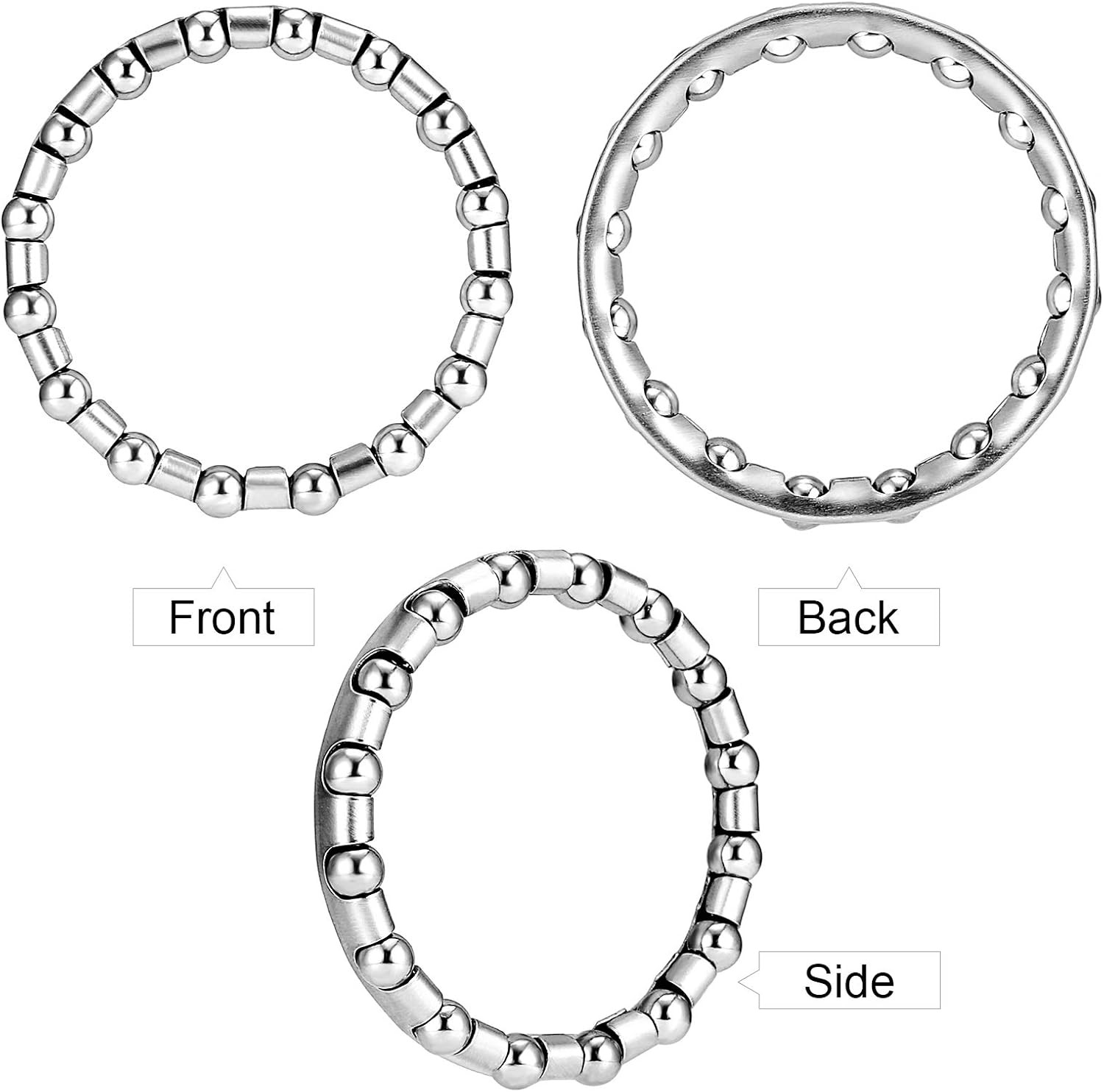 Bike-Ball-Bearing-Retainer, Bicycle-Headset-Ball-Bearings, 5/32″ X
