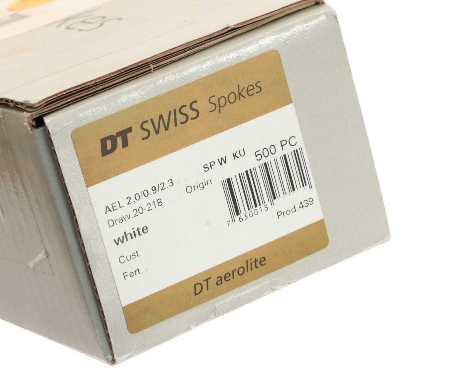DT Swiss Aerolite STRAIGHT PULL Spokes Bladed White 262mm DB14 2.0 Lot of 10 NEW