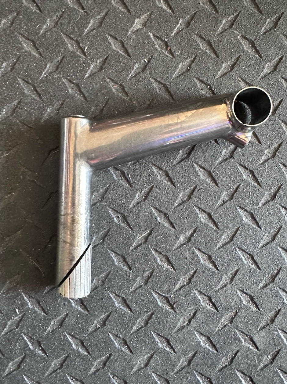 Vintage Titanium Mountain Bike MTB Stem 125mm 1 1/8 Quill 25.4mm