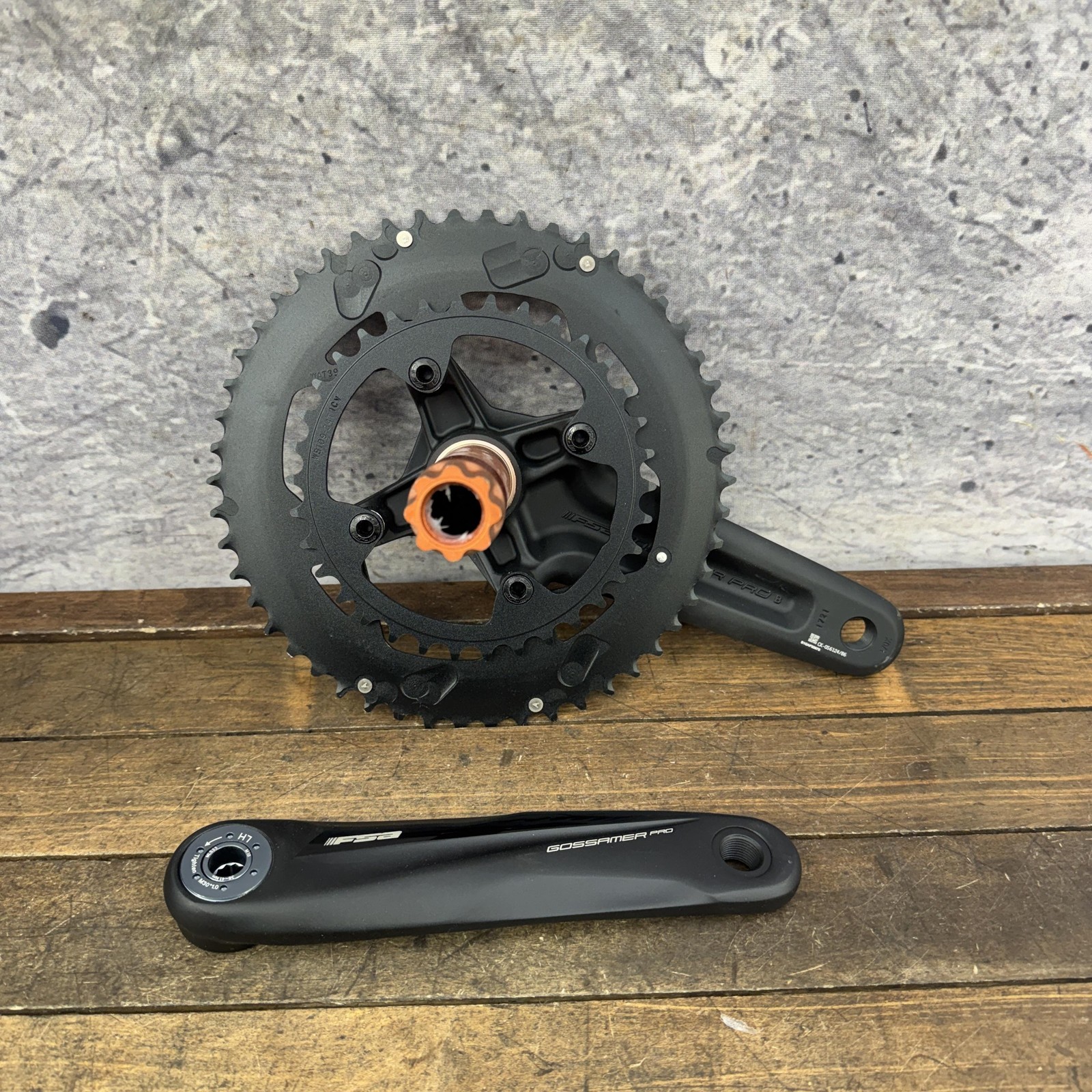 FSA Gossamer Pro Crankset 170mm 50/34T 120/90 BCD 386EVO Double Road Bike Black