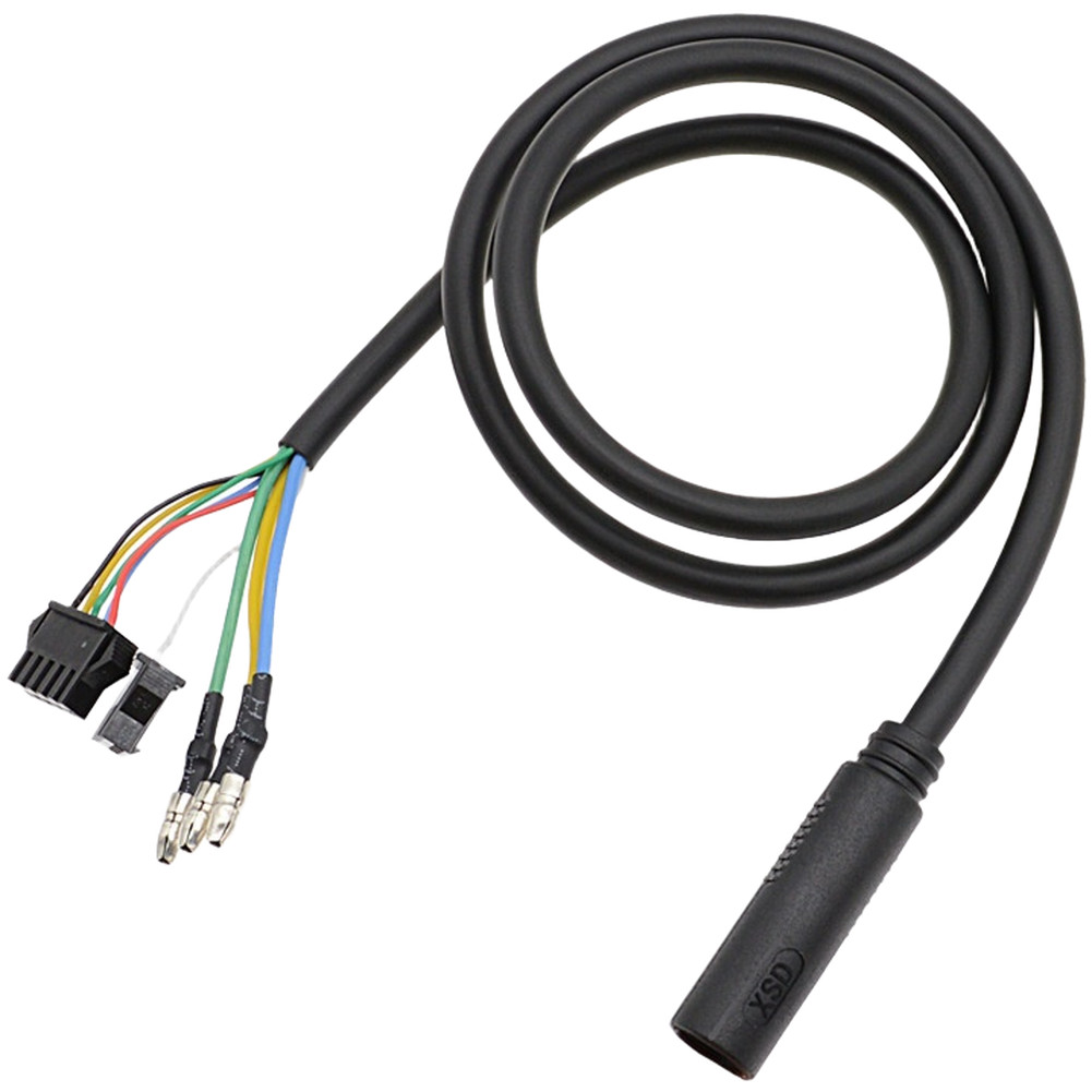 For Electric Bicycle 9 Pin Waterproof Extension Cord PTFE Insulated 70cm