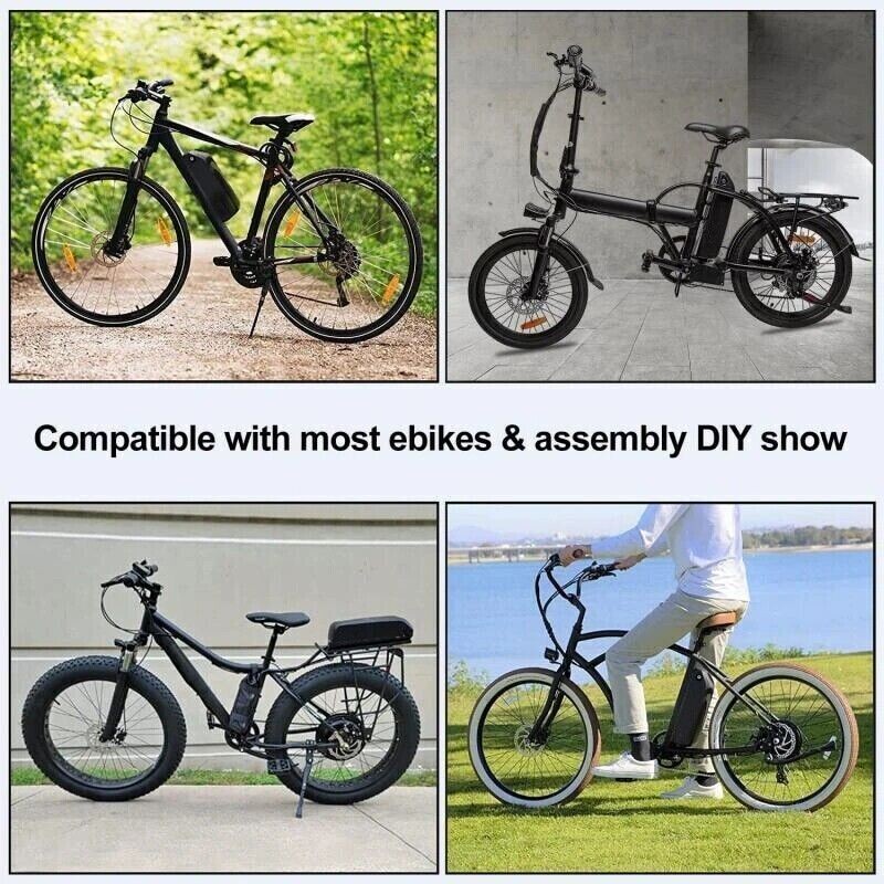 Ebike Battery 36V 48V 52V Electric bike Bicycle Motor lithium Battery 30/40A BMS