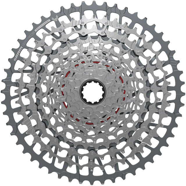SRAM GX Eagle T-Type XS-1275 Cassette – 12-Speed, 10-52t, For XD Driver, Silver