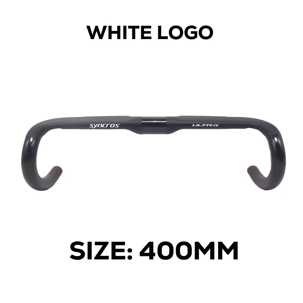 Road Bike Handlebar 380mm/400mm/420mm/440mm Black Matt Fully Internal Routing
