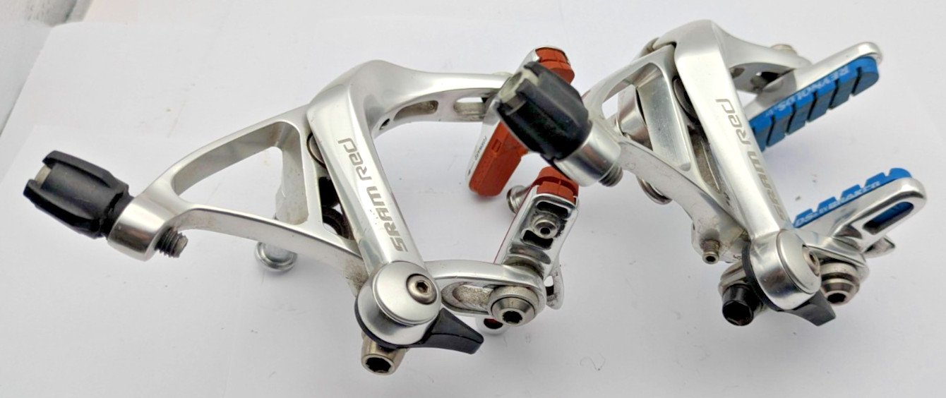 SRAM RED BRAKE SET Front & Rear Calipers Rim Brakes 290g SILVER 05T00004139