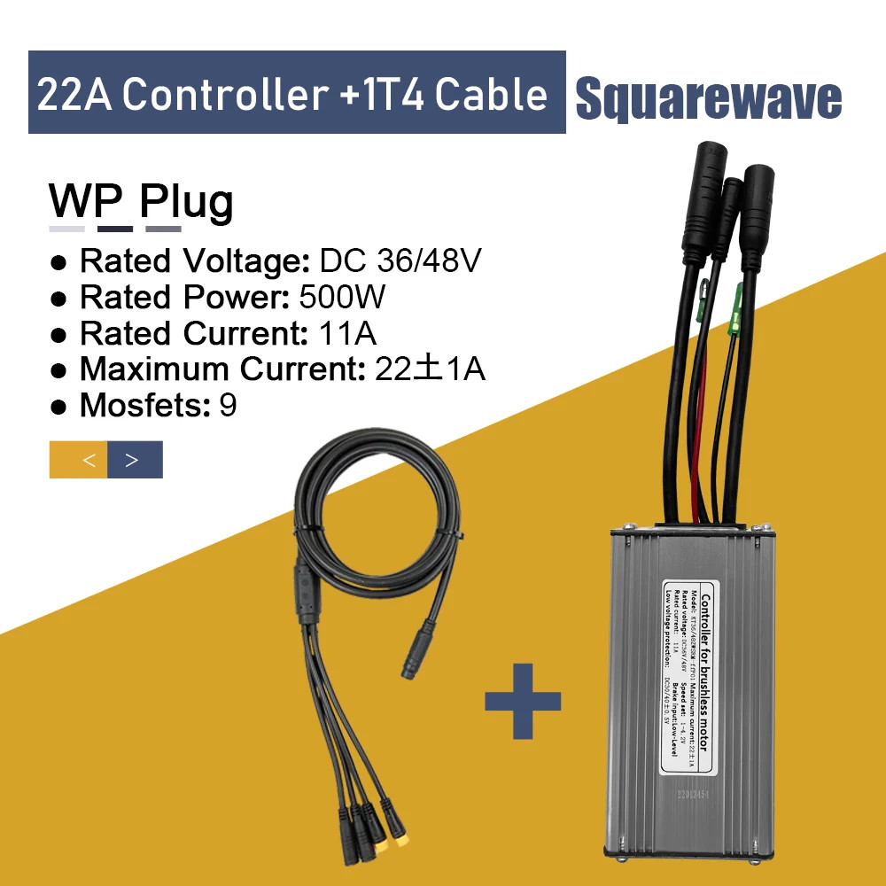 Electric Bike Controller 36V 48V 15A-30A All Waterproof Brushless 250W-1000W