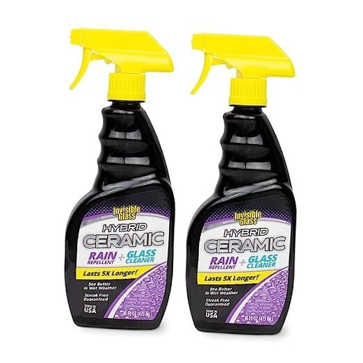 92183-2PK Hybrid Ceramic Rain Repellent and Glass Cleaner 16 Fl Oz (Pack of 2)