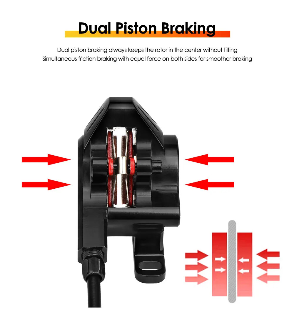 Racing Oil Brake Caliper Sets Racing Road Bike Hydraulic Disc Brake 850/1550mm