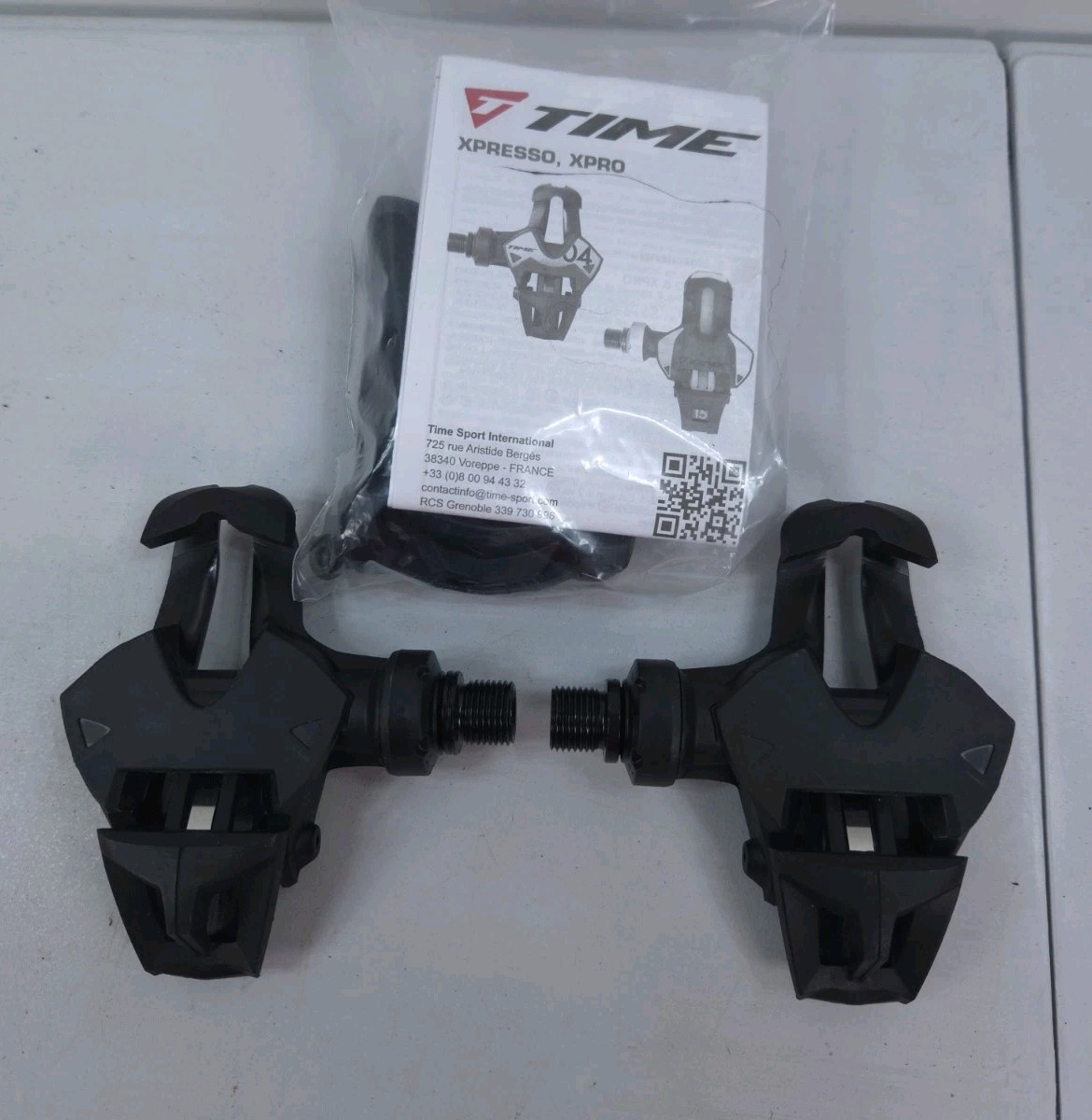 TIME XPRESSO 2 CLIPLESS PEDALS COMPOSITE, 9/16″, BLACK PDL-0045 + Cleats