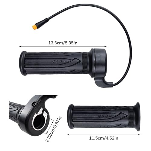 Flylin EBike Throttle Grip, 20X Electric Bicycle Scooter Twist Throttle, with