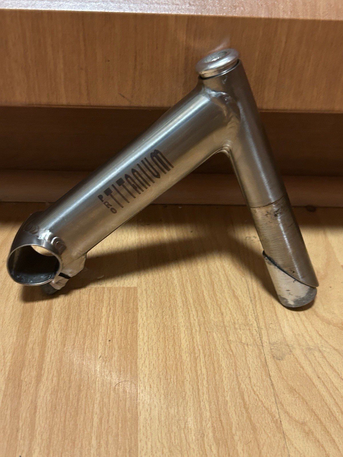 Vintage 90s 3T Pro Titanium Corsa 1″ Threaded Quill Stem 130mm 25.8 3ttt Ti 22.2