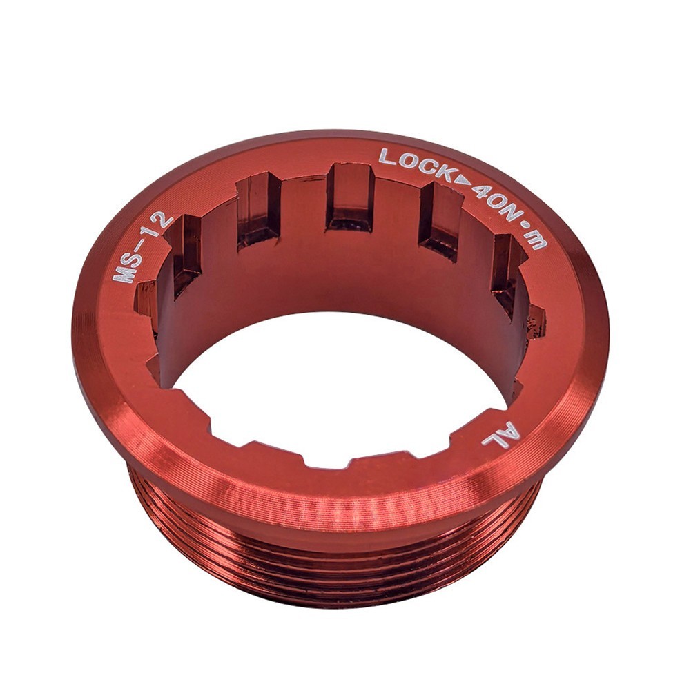 CNC Aluminum Alloy Bike Cassette Lockrings for MicroSpline Compatibility