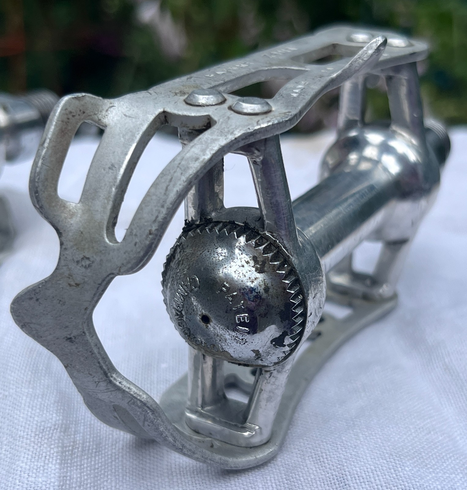Zeus Gran Sport quill road pedals 9/16″ silver alloy vintage retro l’eroica bike