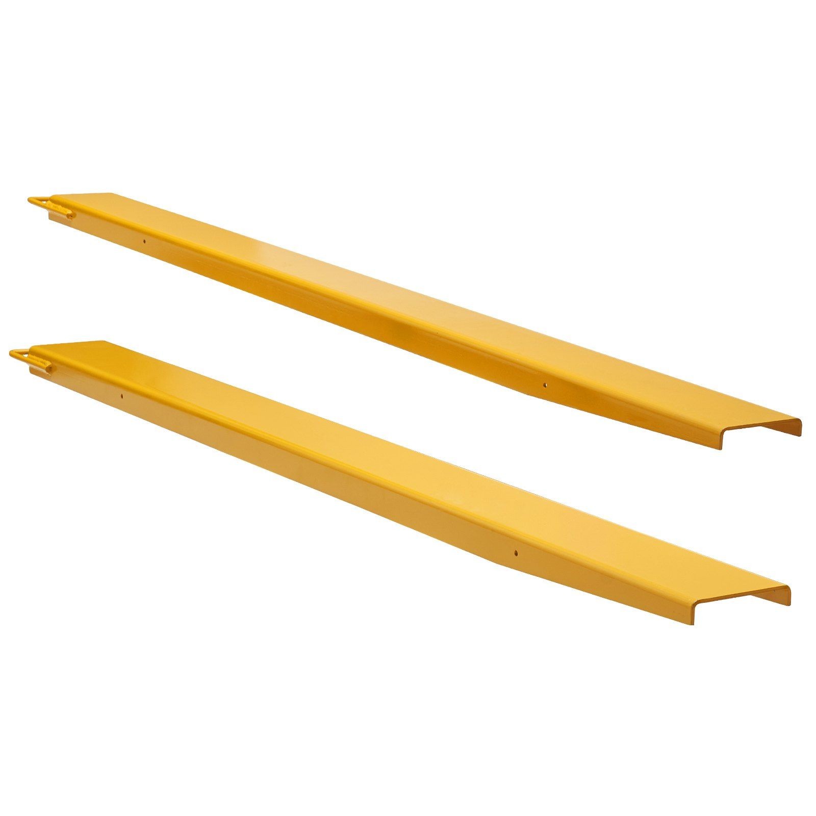Durable Powder-Coated Fork Extensions 4000lb 2130mm Yellow