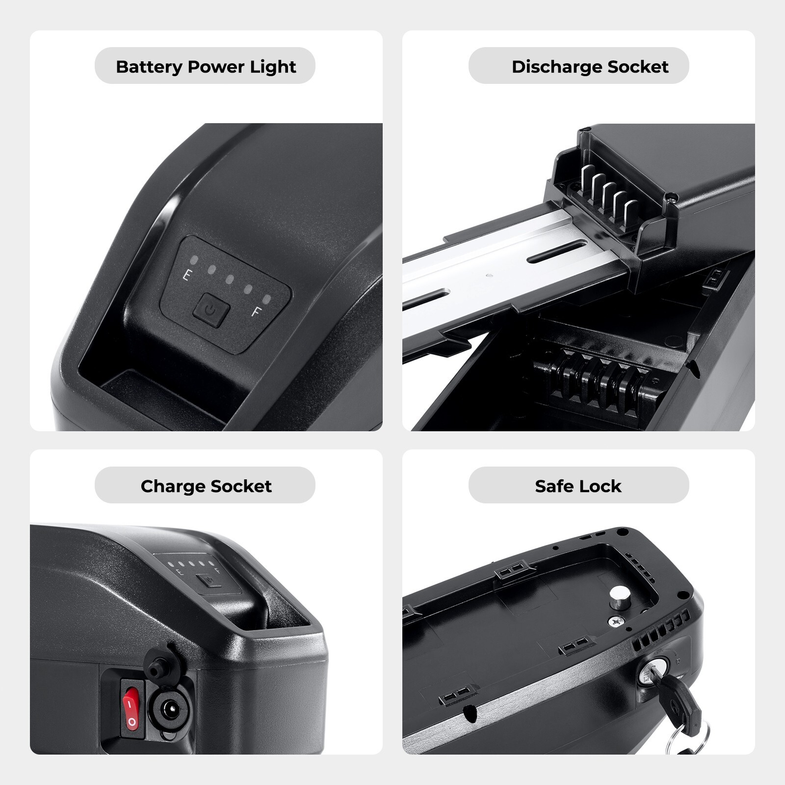 Jasion Ebike Battery 36V 13Ah for Jasion CB1 and EB-X Electric Bike Battery 36V