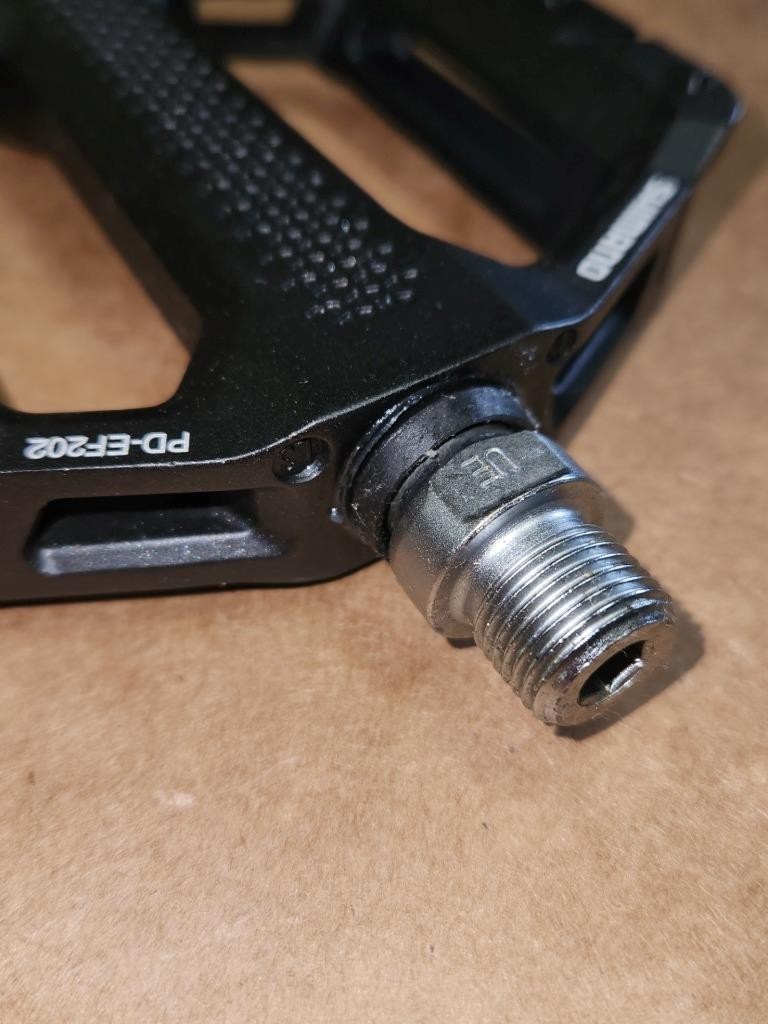 Shimano Bike Flat Pedals PD-EF202 Black Everyday OPEN PACKAGE