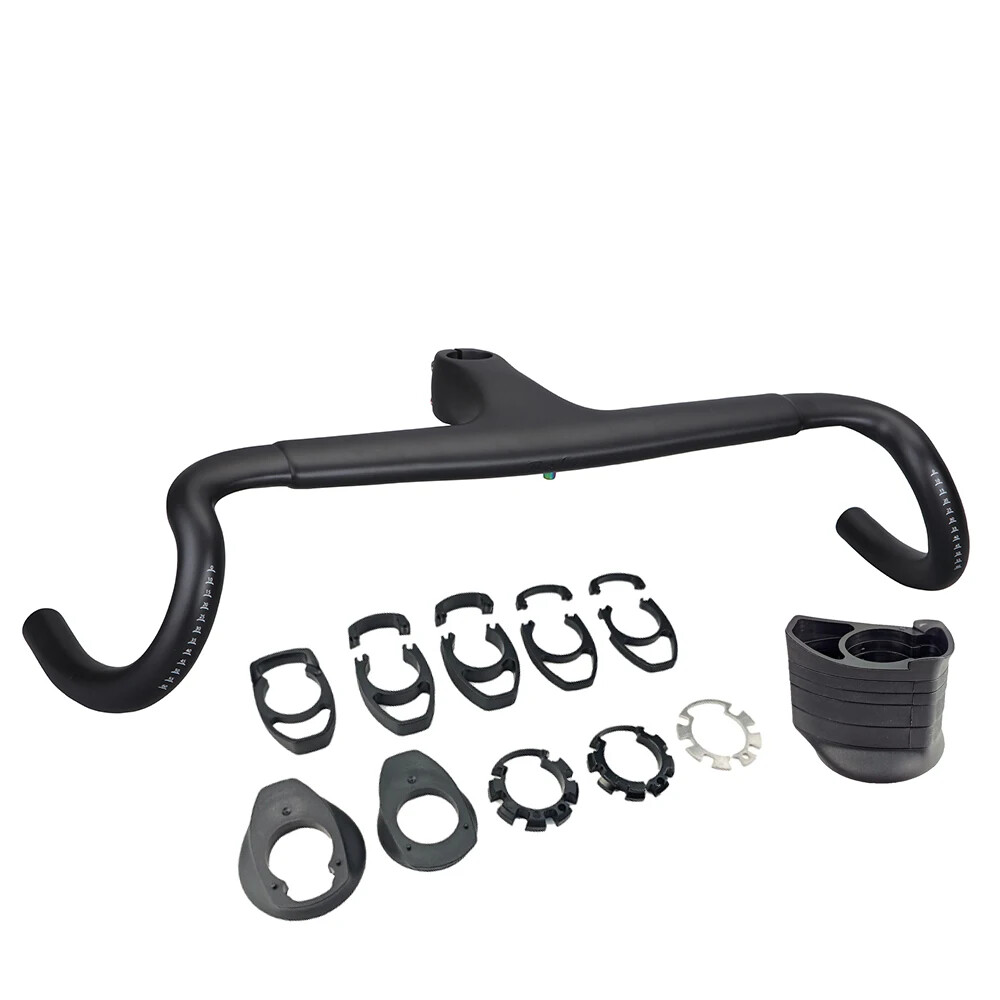 Full Internal Cable Routing Gravel Road Mountain Bicycle Handlebars 25 Degrees