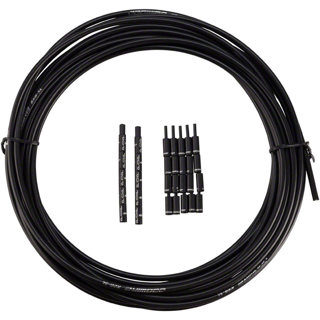 Jagwire 5mm Compressionless Brake Housing with Slick-Lube Liner 10M Roll Black