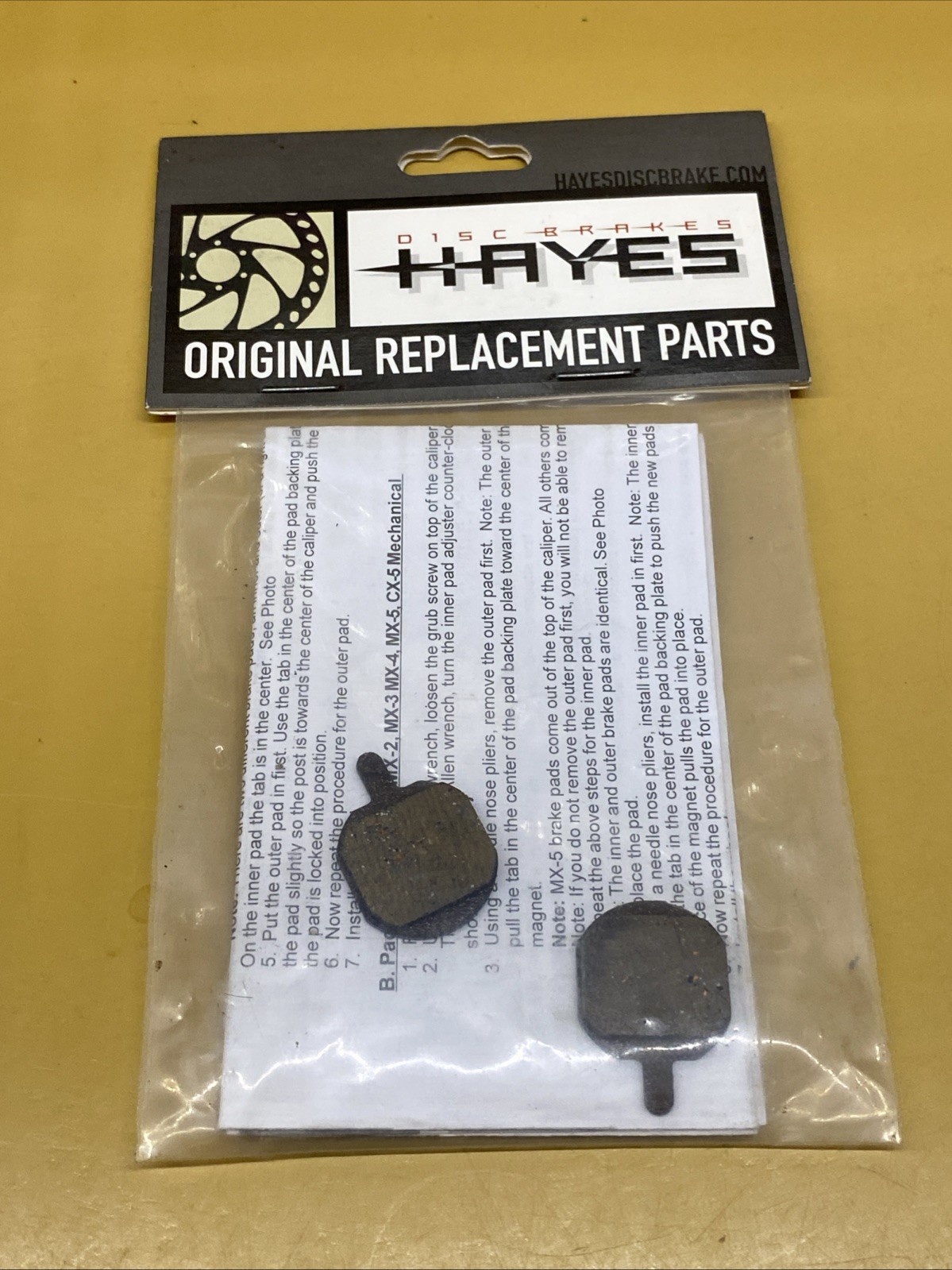 NEW Hayes 98-20197 Sole MX2 MX3 MX4 MX5 Disc Brake Pads