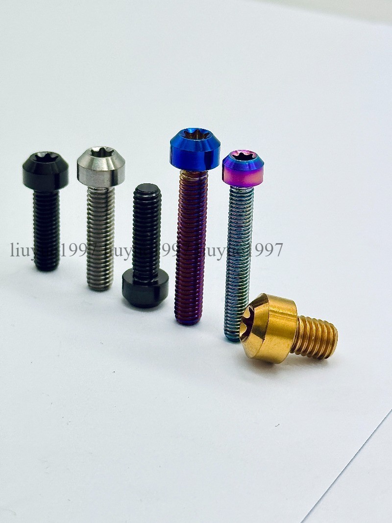 Titanium Bolt M4 M5 M6*10 15 20 25 30 35 40 -100mm Round Head Torx Screw Grade 5
