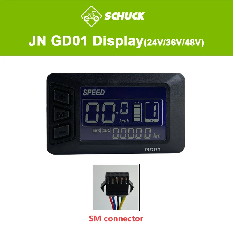 24V 36V 48V JN LED/LCD E-bike Display Group Electric Bicycle Control Panel