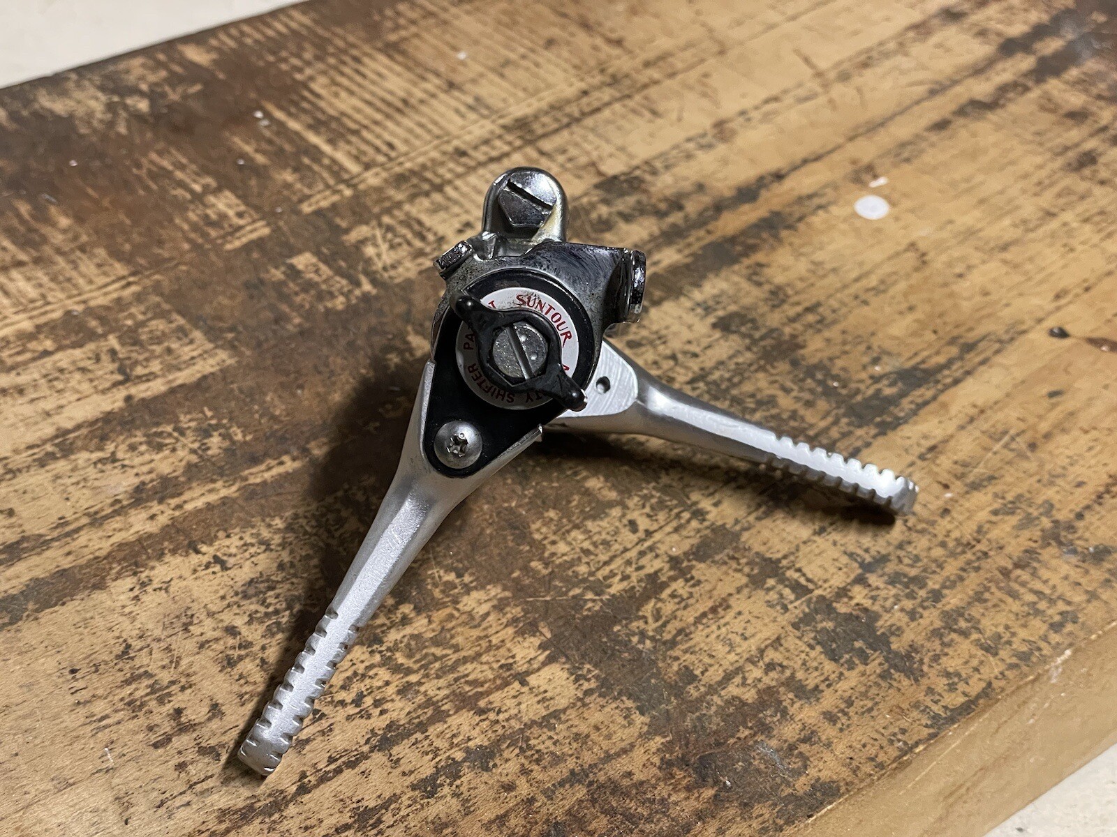 Vintage Suntour Mighty Power Shifters – Downtube Clamp – Ratcheting – Road Tour