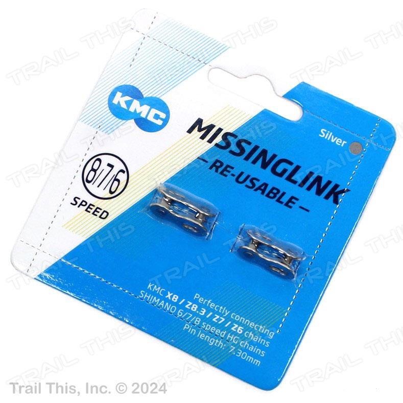 Two 2 Pack KMC 8/7/6-Speed Missinglink Bike Chain Missing Links fit Shimano SRAM
