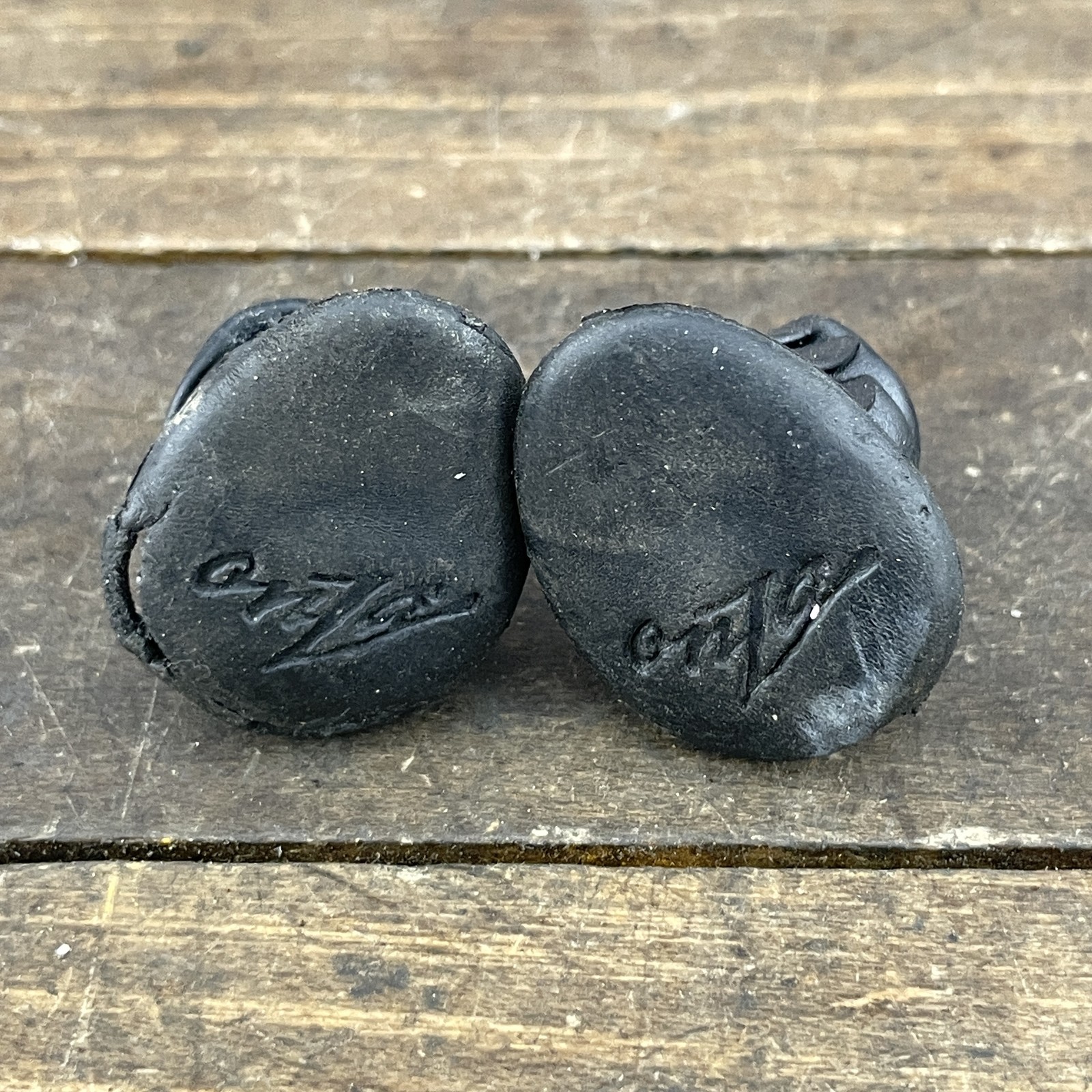 Onza Bar Ends Black Pair Vintage 90s MTB Mountain Bike Climbing Bar Cycling