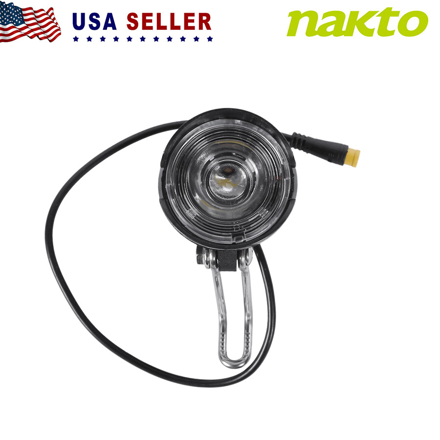 Electric Bike Headlight Front Light for NAKTO Ebike Camel 250W/350W/V350W