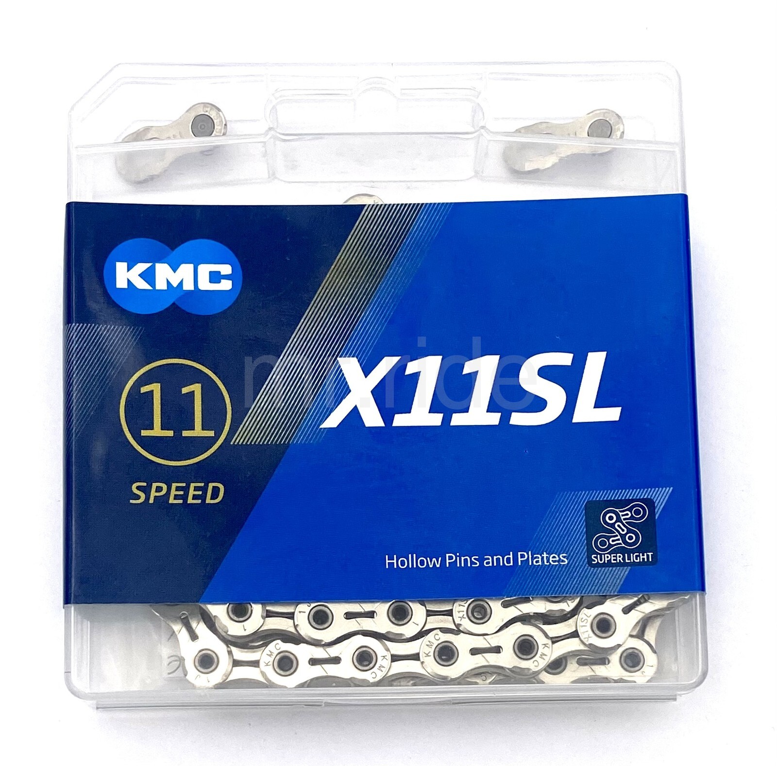 KMC X11SL Super Light Bike Chain 11-Speed Shimano/Sram 118 Links Silver
