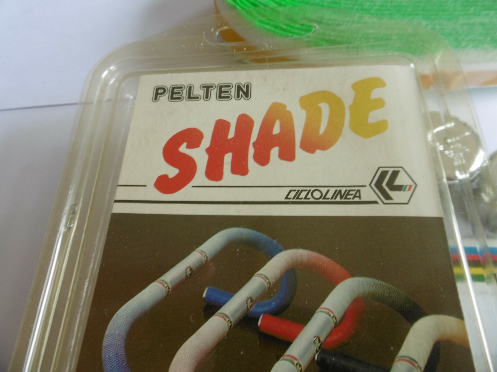 Ciclolinea Pelten Shade Handlebar Tape With Dust Caps Green Made in Italy NOS