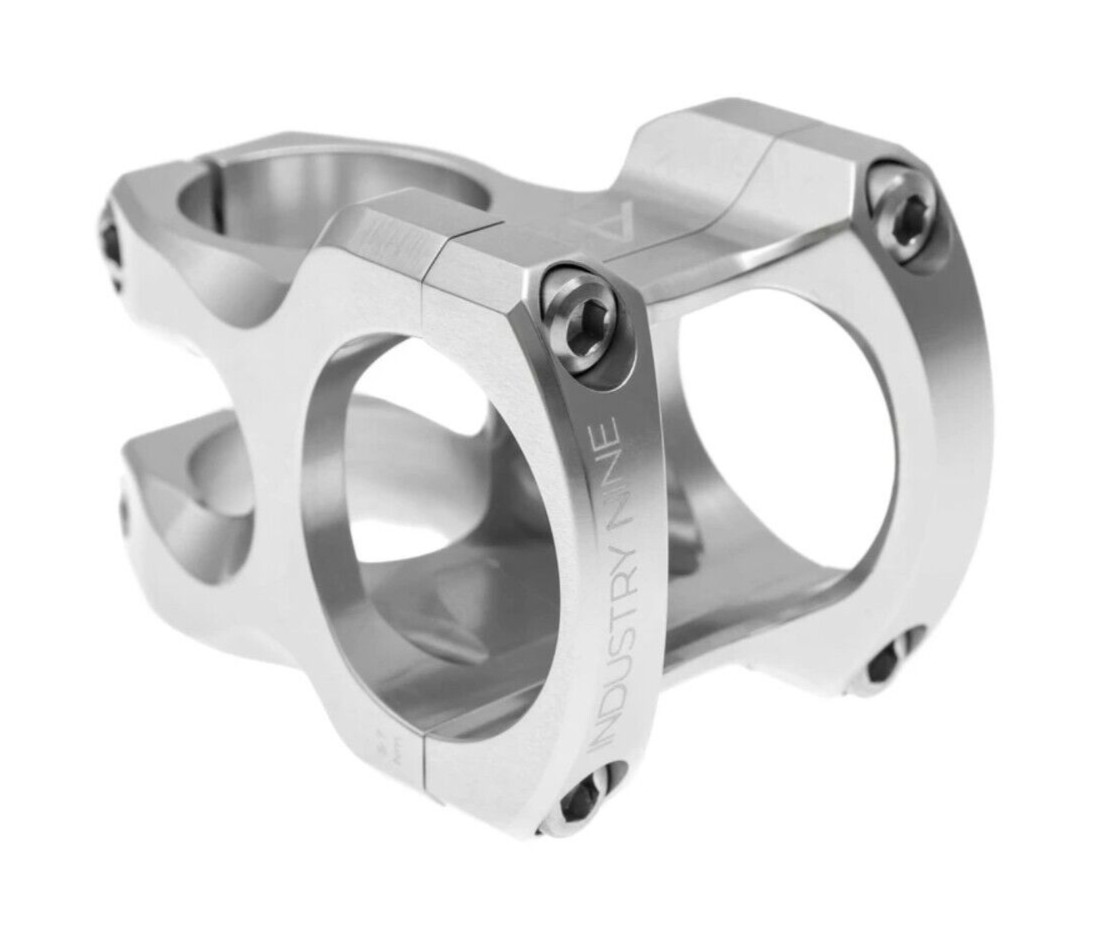 Industry Nine A35 MTB Mountain Bike Bicycle Stem Silver +/- 9 degree 35.0 x 32mm
